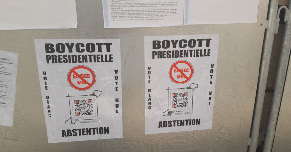 Affichage campagne de boycott